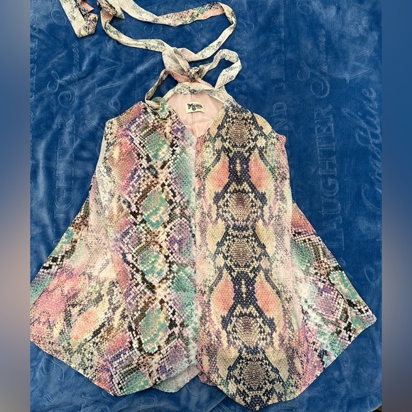 Show Me Your MuMu Dresses & Skirts - Show me your mumu pastel python mini dress size small